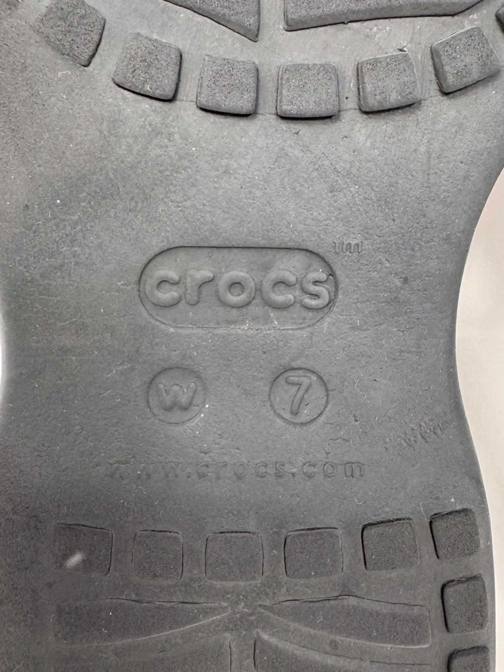 Crocs Women's Meleen Twist Sandals Gray Black Size 7, strap shoe comfort outdoor